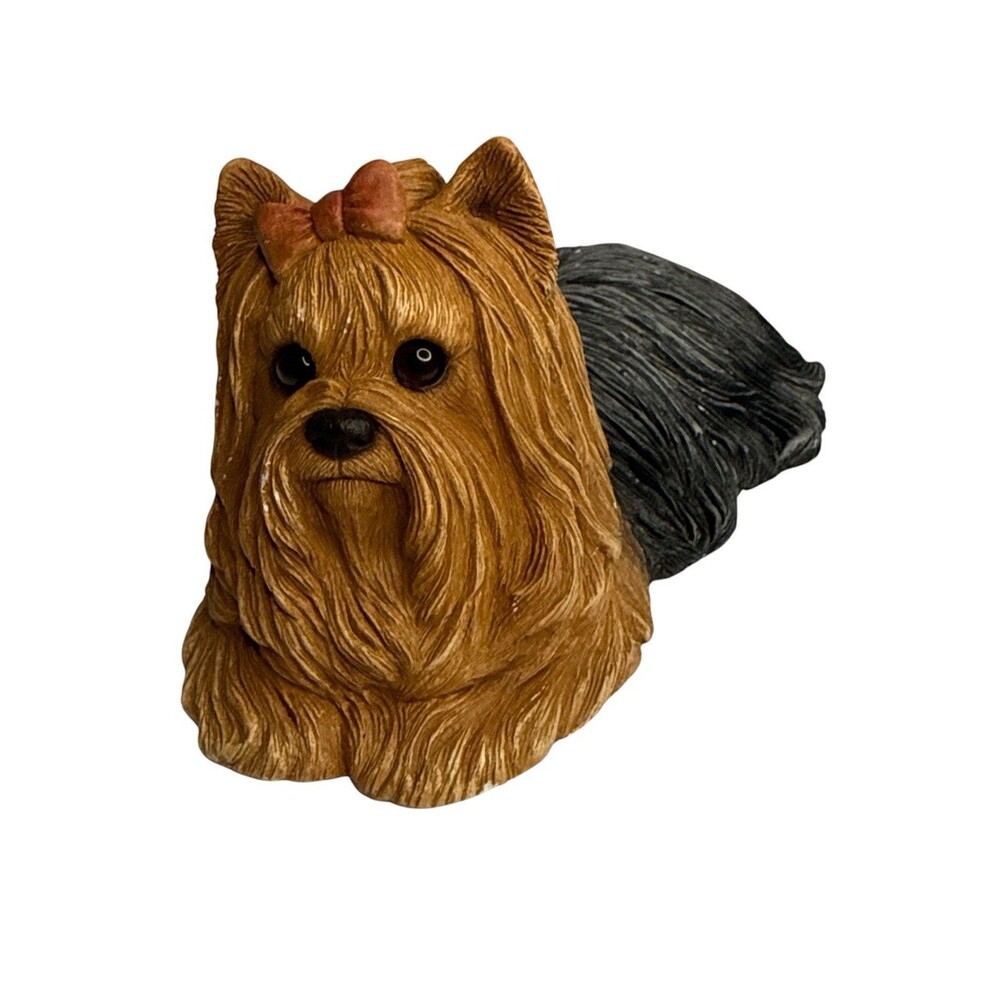Sandra Brue Sandicast Yorkie Laying Down 155 No Box 8.75” Long